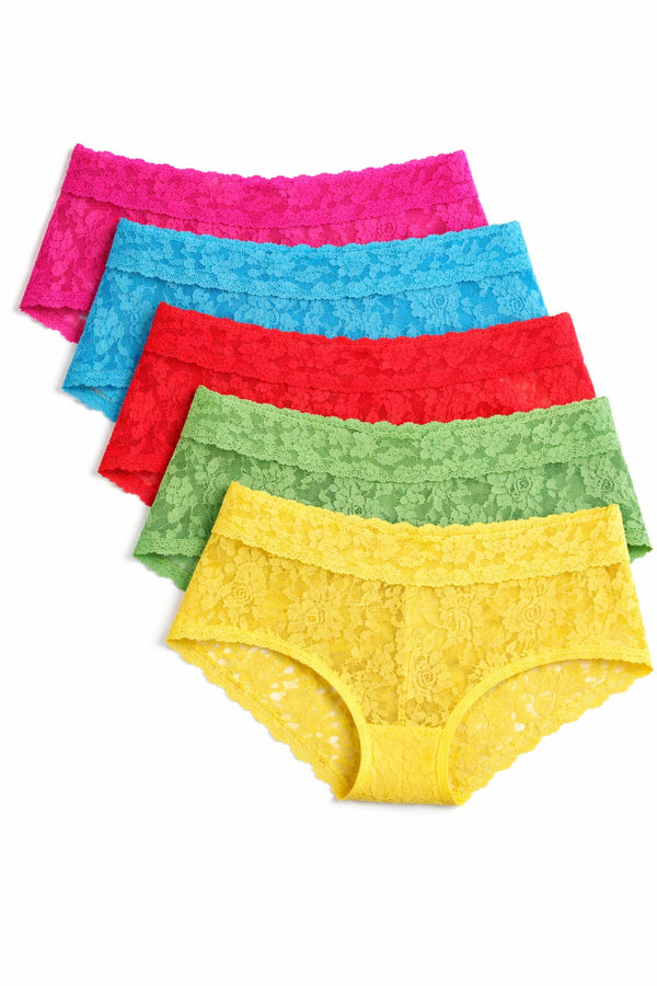 Hanky Panky Signature Lace Boyshort Pack of 5