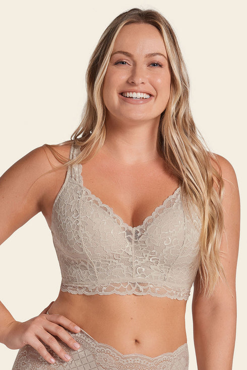 Leonisa Luxe Lace Underwire Smoothing Bustier