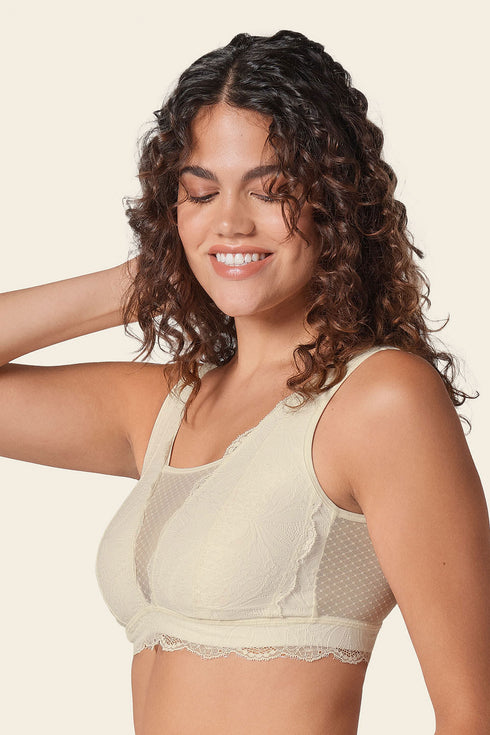 Leonisa Multiwear Lace Pocketed Bralette