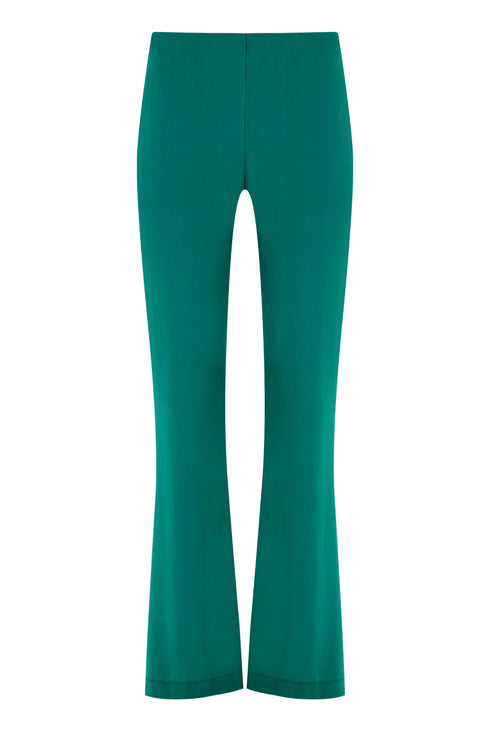 Shan Soie Silk Flared Trousers