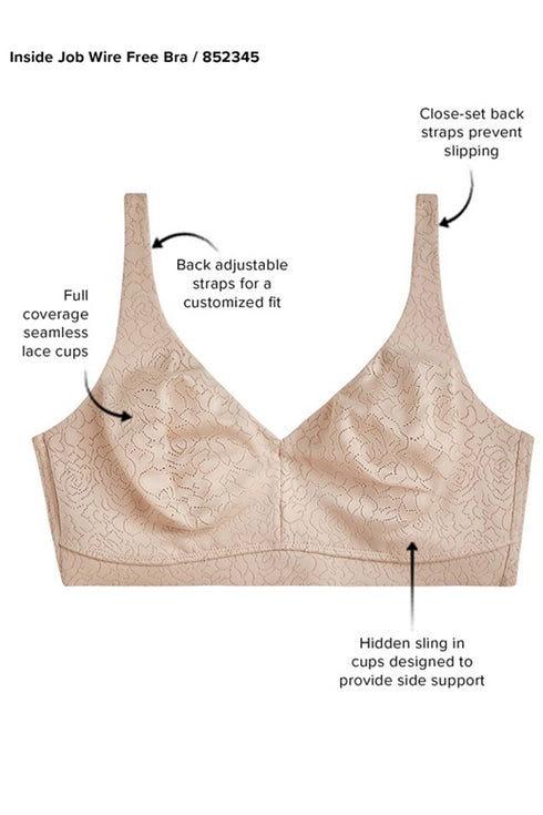 Wacoal Inside Job Wire Free Bra Sand