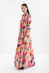 Shan Soie Taffeta Long Dress