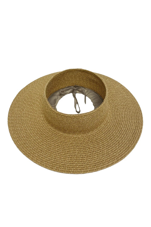 Luli Fama Luli Hat Gold Shimmer Visor