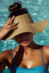 Luli Fama Luli Hat Gold Shimmer Visor
