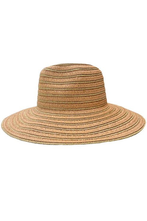 Luli Fama Luli Hat Metallic Bell Brim Fedora