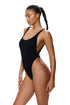 Gottex Au Naturel Tubular High Leg Ring Detail One Piece