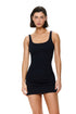 Gottex Au Naturel Tubular Square Neck Mini Dres