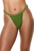 Gottex Au Naturel Tubular High Leg Low Rise Bikini Bottom