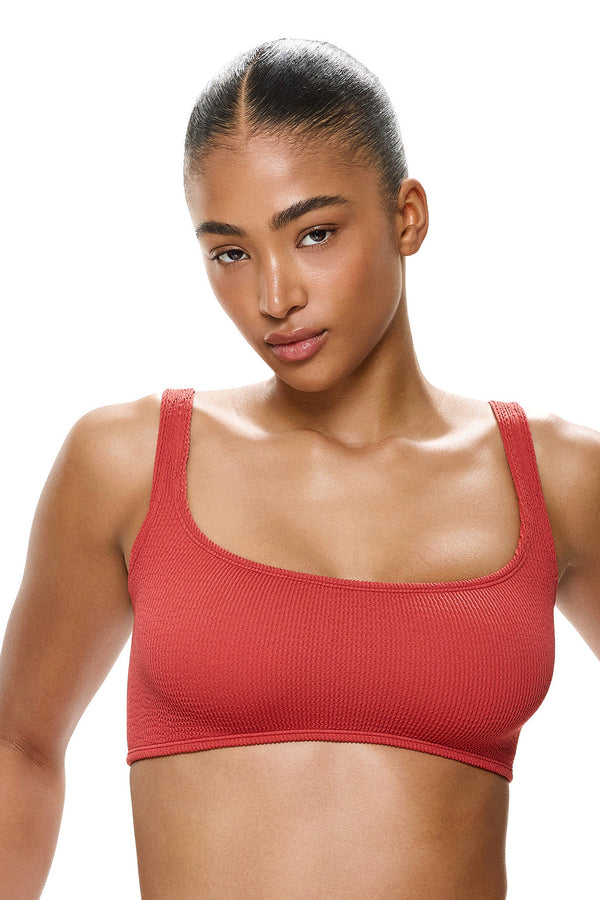 Gottex Au Naturel Tubular Square Neck Bikini Top