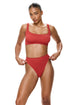 Gottex Au Naturel Tubular Square Neck Bikini Top