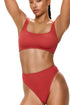 Gottex Au Naturel Tubular Square Neck Bikini Top