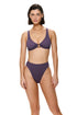 Gottex Au Naturel One Size Bikini Top with Ring Detail