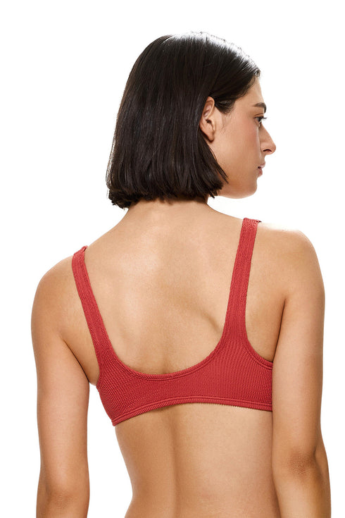 Gottex Au Naturel One Size Bikini Top with Ring Detail