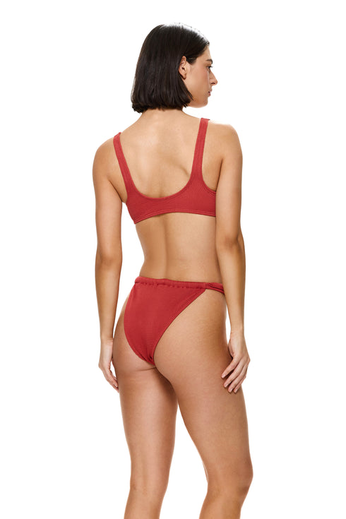 Gottex Au Naturel One Size Bikini Top with Ring Detail