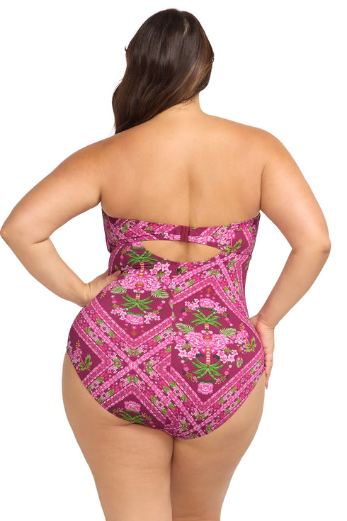 Artesands Shambala Botticelli Bandeau D/DD Underwire One Piece