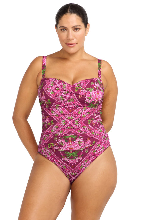 Artesands Shambala Botticelli Bandeau D/DD Underwire One Piece