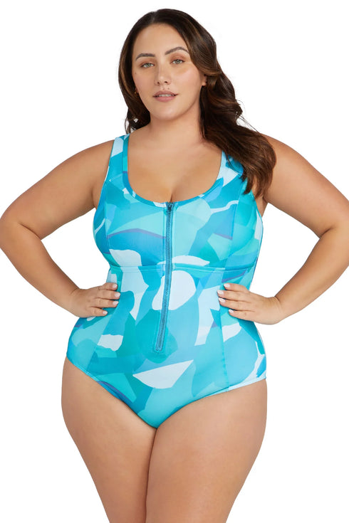 Artesands Natare Fly Zip Frnt One Piece