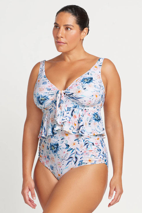 Artesands White Cordelia Rubens Midriff Bikini Top