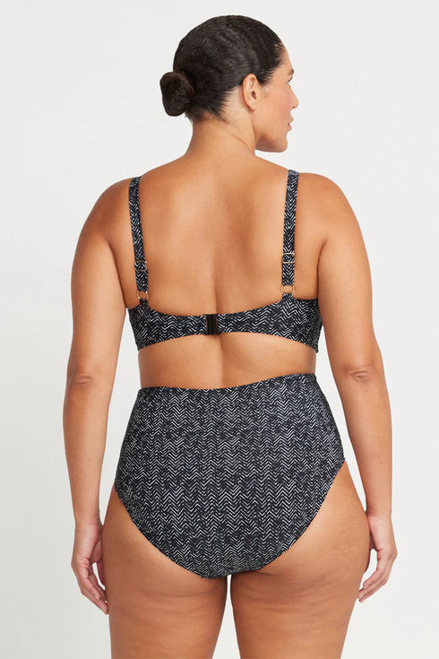 Artesands Zig Zag Cross Frnt Bikini Top