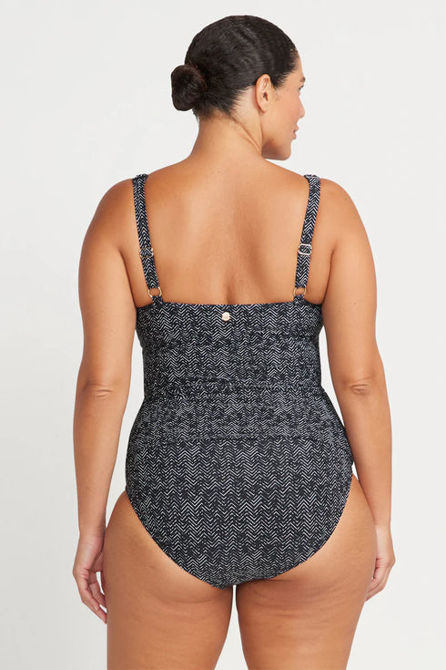 Artesands Zig Zag Raphael E / F Cup Underwire Tankini Top