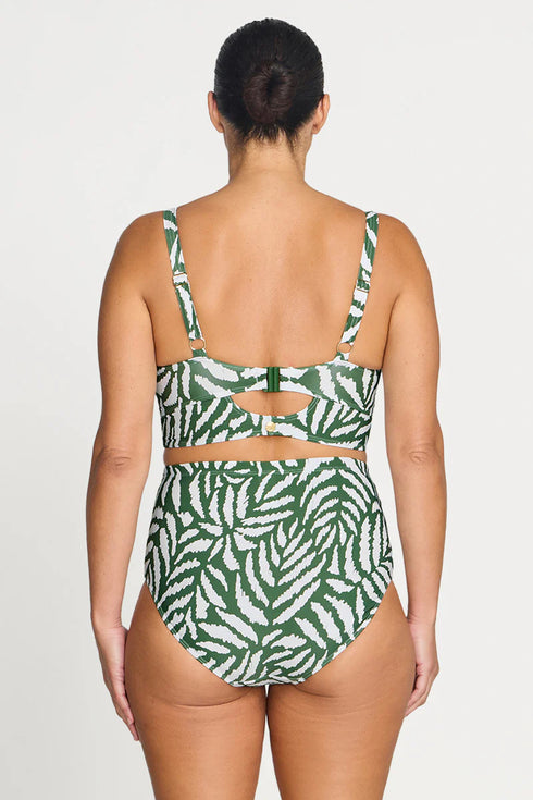 Artesands Alabastron Cezanne D - E Cup Underwire Midriff Bikini Top