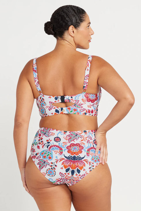 Artesands Loquacious Mondrian Reversible High Waist Swim Pant