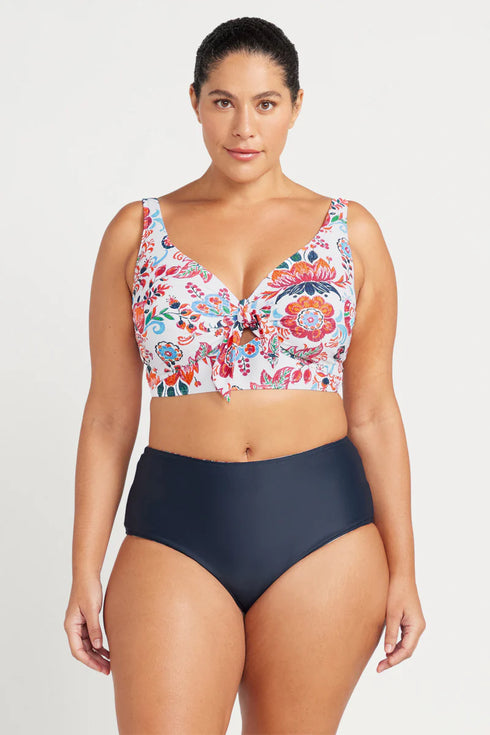 Artesands Loquacious Mondrian Reversible High Waist Swim Pant