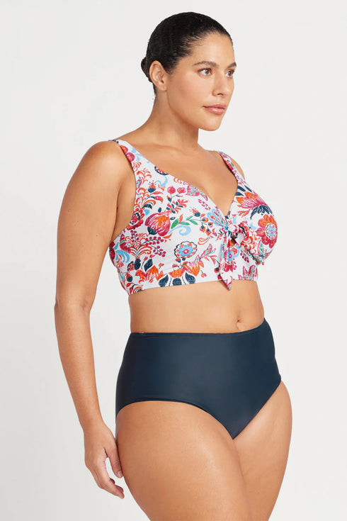 Artesands Loquacious Mondrian Reversible High Waist Swim Pant