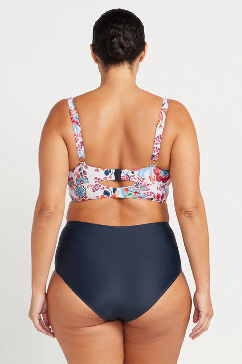 Artesands Loquacious Mondrian Reversible High Waist Swim Pant