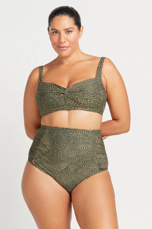 Artesands Onda High Waist Ruched Bottom