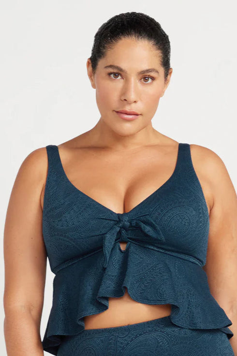 Artesands La Traviata Chagall Multifit Cup Midriff Bikini Top