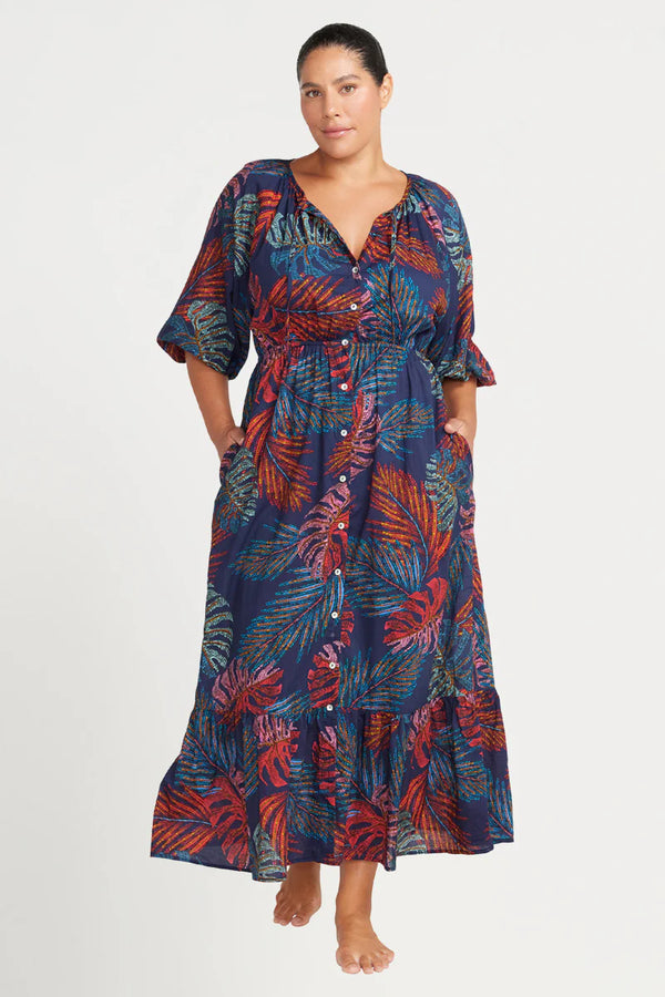 Artesands Nu Ornare Elgar Cotton Beach Maxi Dress