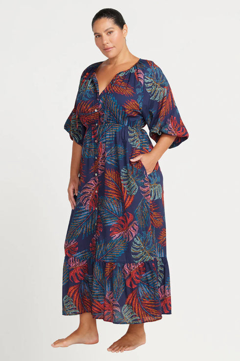 Artesands Nu Ornare Elgar Cotton Beach Maxi Dress