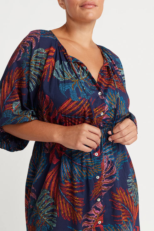 Artesands Nu Ornare Elgar Cotton Beach Maxi Dress