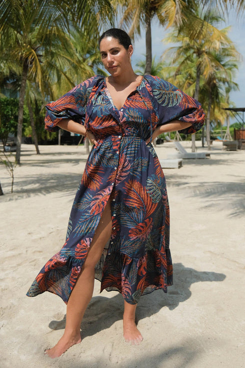 Artesands Nu Ornare Elgar Cotton Beach Maxi Dress