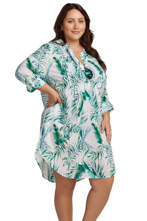 Artesands Palmspiration Lng Slv Shirt