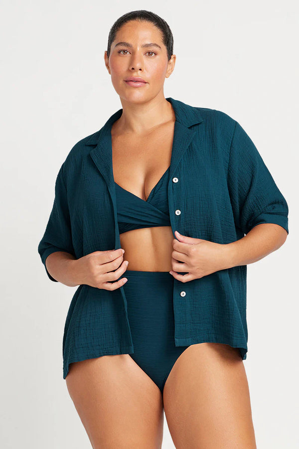 Artesands Resort Navy Grainger Shirt