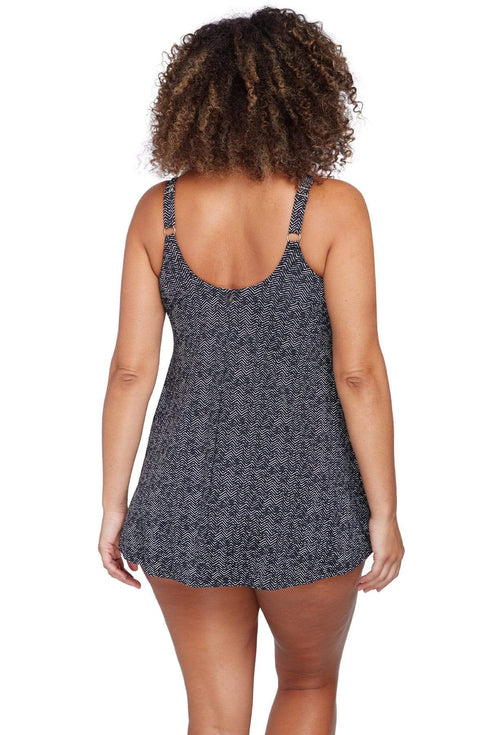 Artesands Zig Zag Delacroix Multi Cup Swim Dress