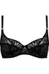 Aubade Love Soul Shoulder Full-Cup Bra Black