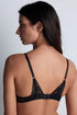 Aubade Love Soul Shoulder Plunge Bra Black