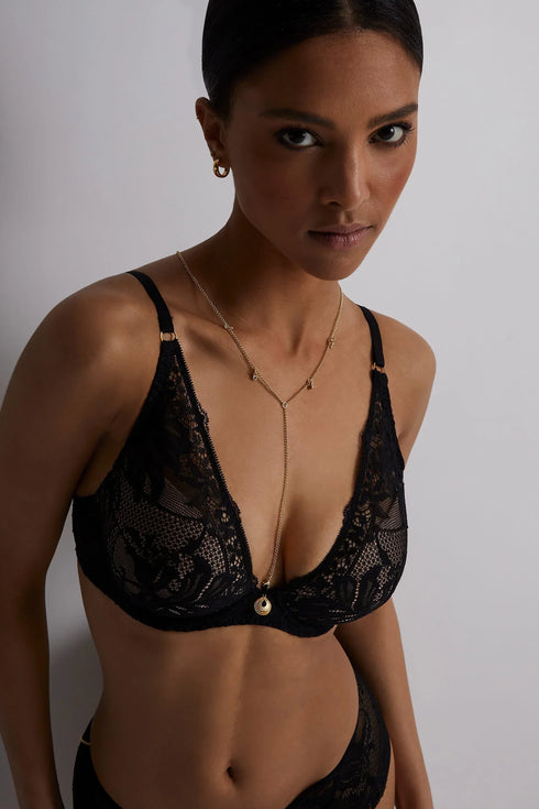Aubade Gold Pleasure Plunge bra