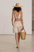 Gottex Beach Life Shoulder Tie Cover Up Crop Top