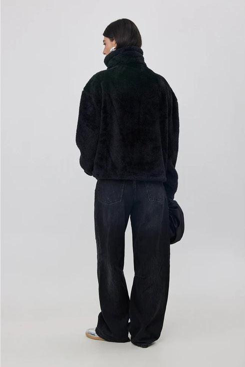 Gottex Beach Life The Button-Up Fleece Cozy Coat