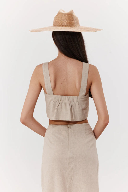 Gottex Beach Life Terra Square Neck Crop Top