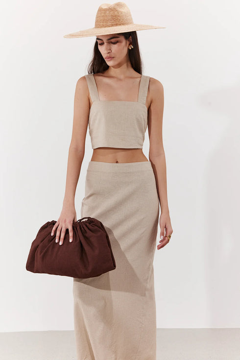 Gottex Beach Life Terra Square Neck Crop Top