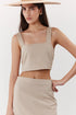 Gottex Beach Life Terra Square Neck Crop Top