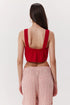 Gottex Beach Life Terra Square Neck Crop Top