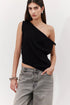 Gottex Beach Life Solena Crêpe One Shoulder Beach Top