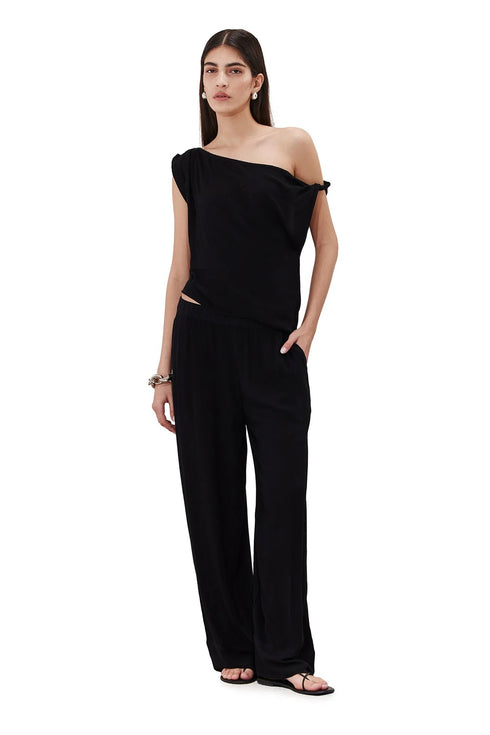 Gottex Beach Life Solena Crêpe One Shoulder Beach Top