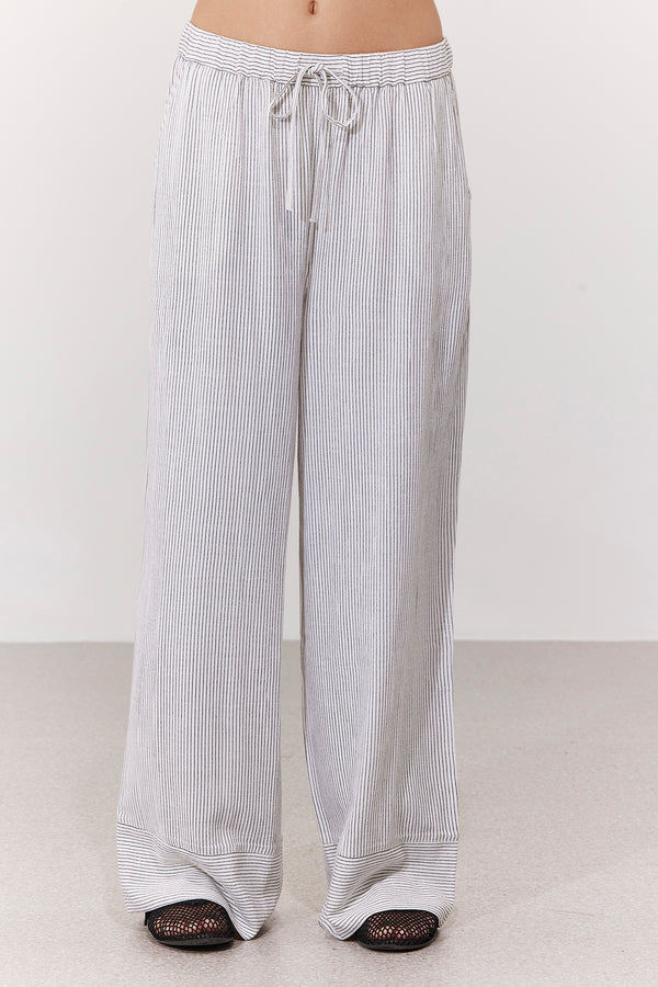 Gottex Beach Life Saltstripe Wide Leg Beach Pant